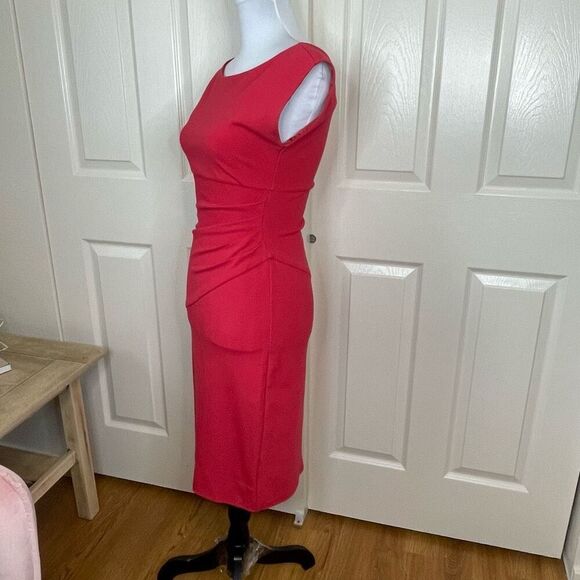 Diane von Furstenberg Jori Dress Red Size 4 - Picture 3 of 15